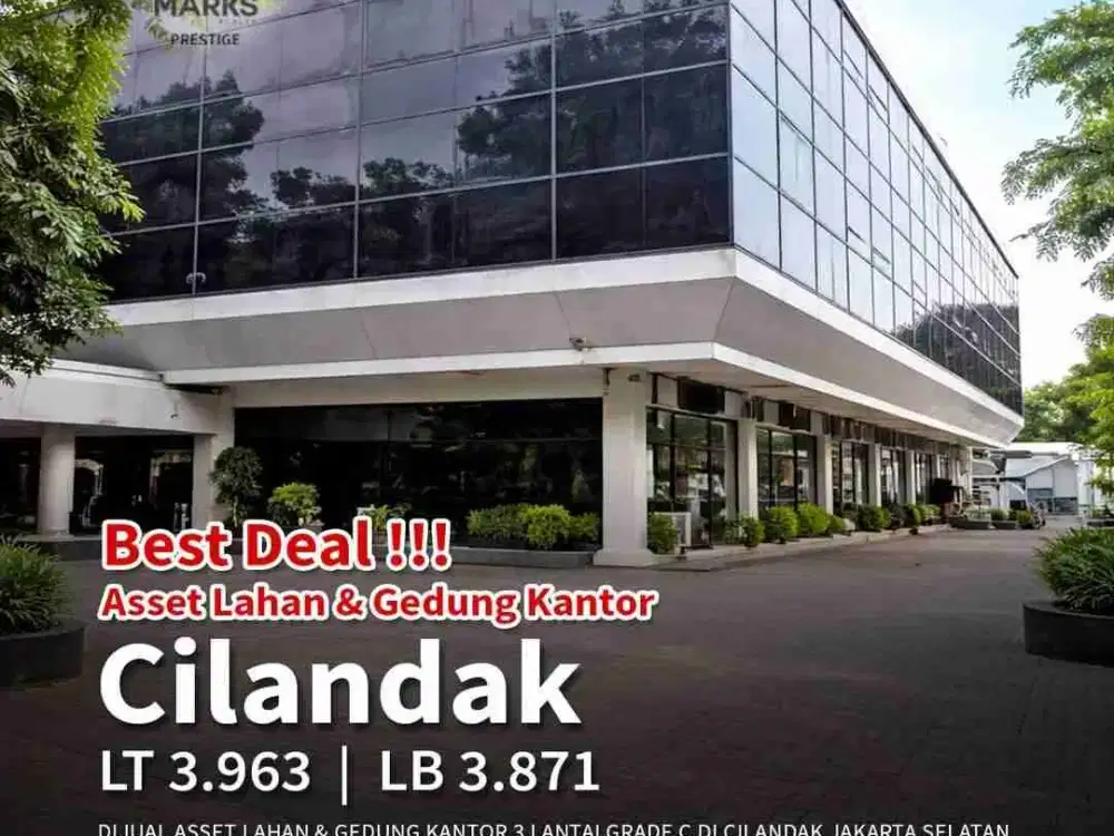 Jual gedung 3 lantai CBD Simatupang Cilandak Jaksel