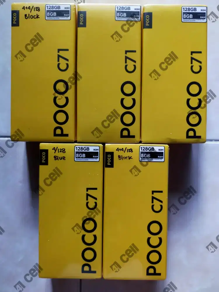 Poco C71 ram 4+4/128 100% baru Termurah