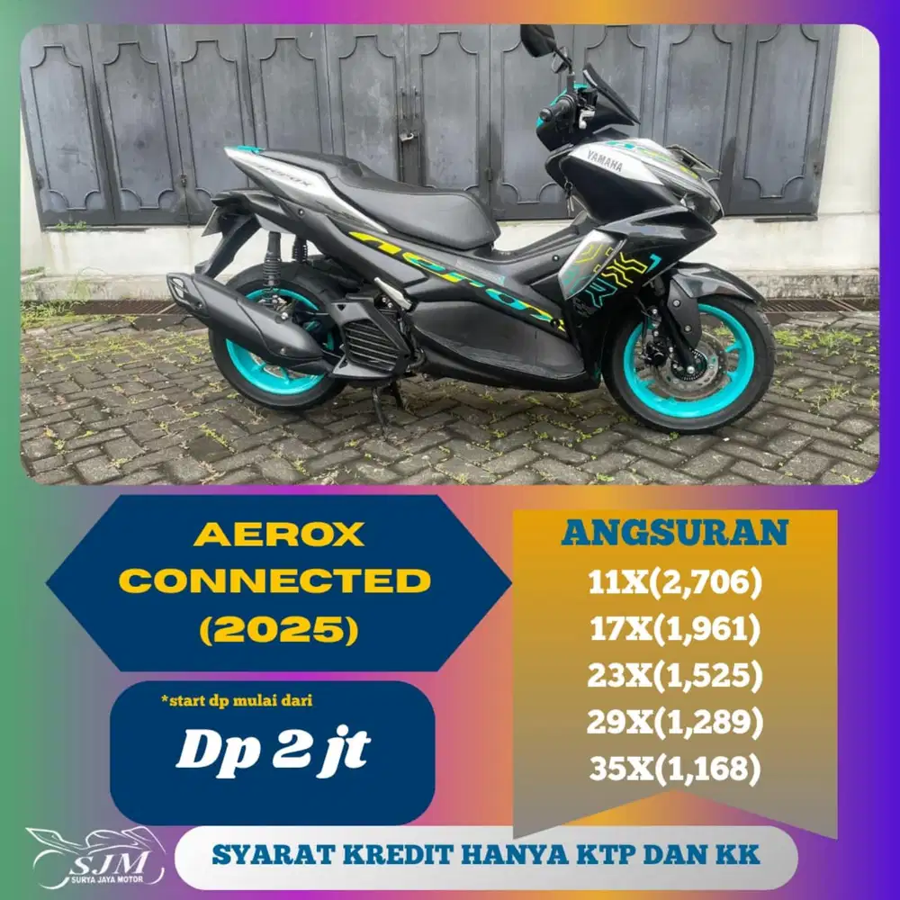 YAMAHA AEROX CONNECTED 2024 MESIN HALUS