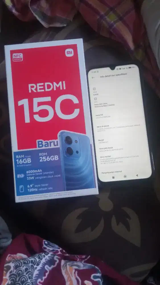 Jual hp redmi 15 c