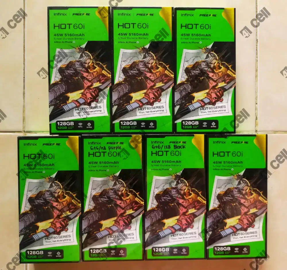 Infinix hot 60i ram 6+6/128 100% baru Termurah
