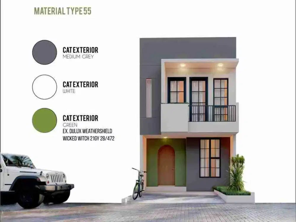 Di jual rumah 2 lantai di cibubur