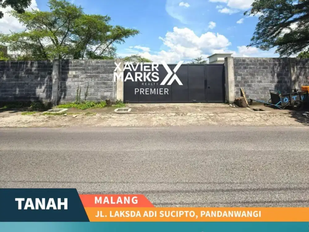 Dijual Tanah Luas di LA Sucipto Blimbing Tengah Kota Malang