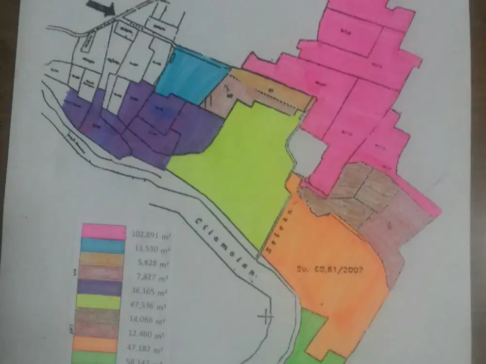 Dijual Lahan Zona Industri Lokasi Cibogo,Subang Luas 10,4 Hektar