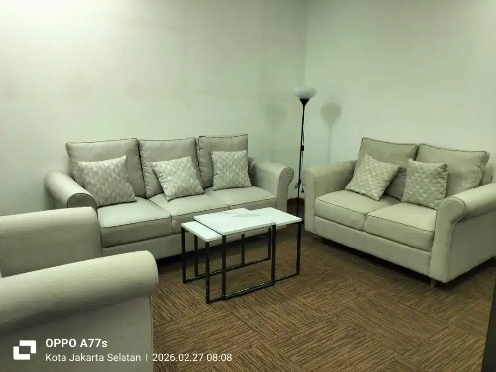 disewakan ruang kantor wisma bumiputera full furnish area sudirman jakarta selatan