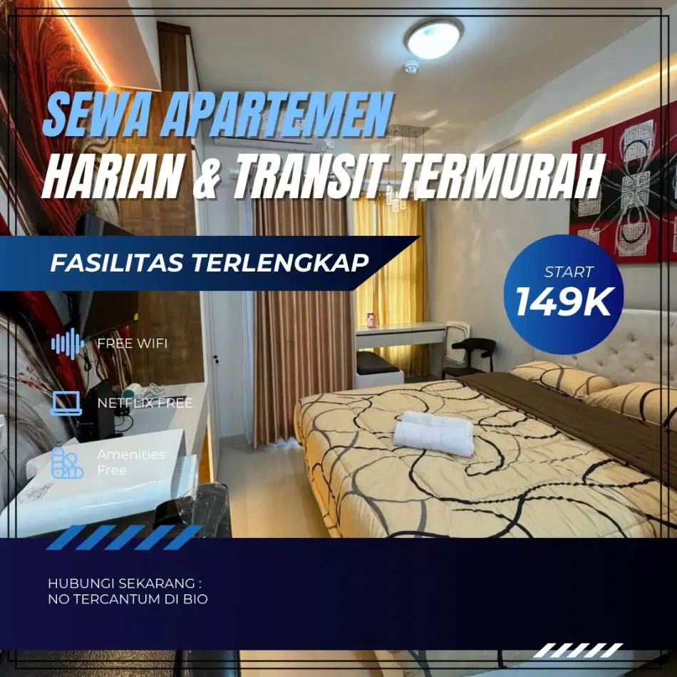 Sewa apartemen Jakarta Pusat Green pramuka Harian/Transit Termurah