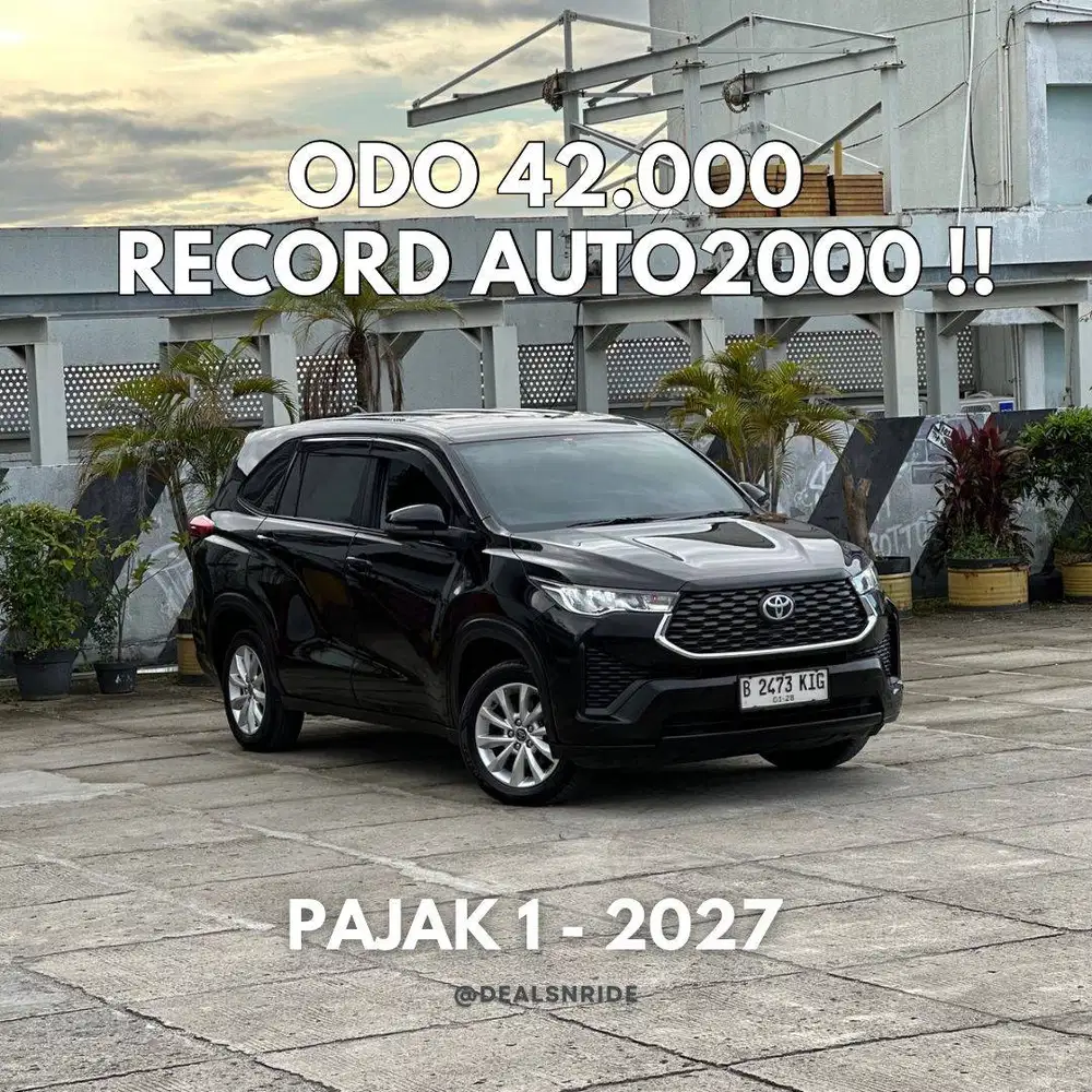 KM 42.000 ANTIKK !! PAJAK 1/2027 TOYOTA INNOVA ZENIX V BENSIN 2022