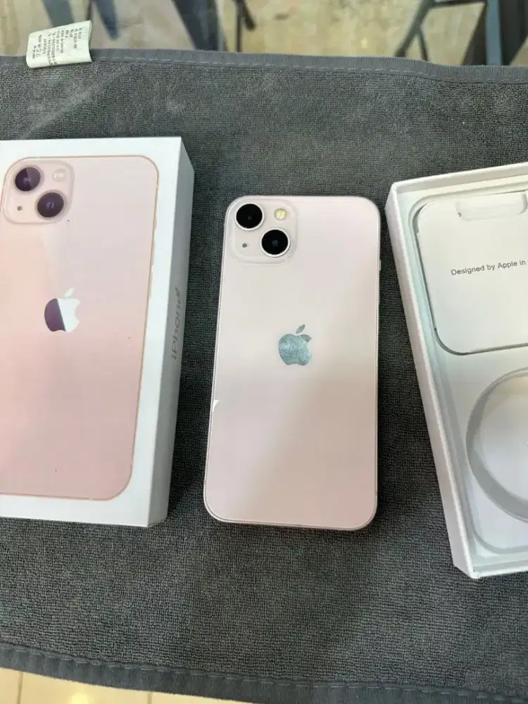 iphone 13 512GB pink ex inter cukai bh 87% lengkap