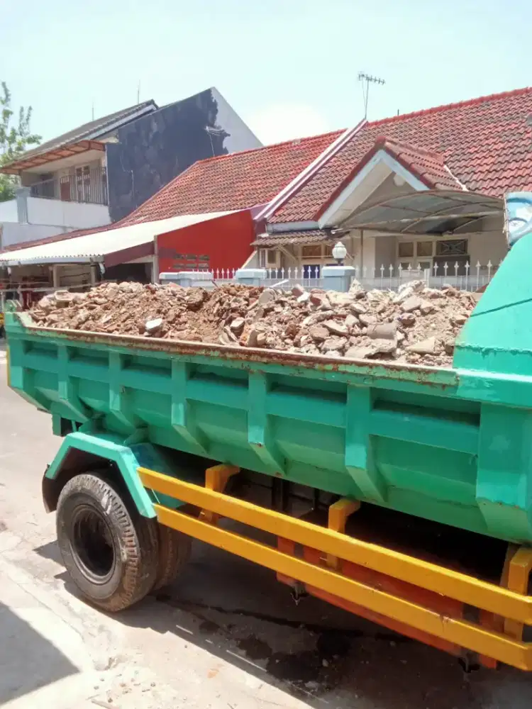 Puing murni sedia urugan tanah campur angkut puing
