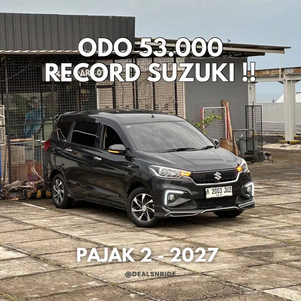 KM 53.000 ANTIKK !! PAJAK 2/2027 SUZUKI ERTIGA SPORT AT 2019 RECORD