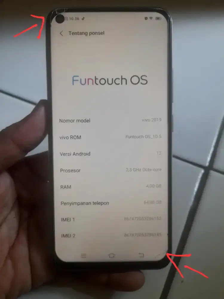 Vivo Y.30i Ram 4/64gb