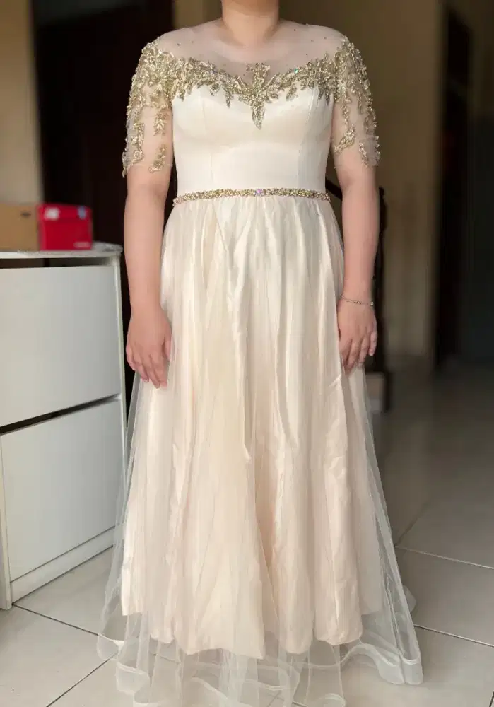 Gaun Prewed / Bridesmaid / Sister / Evening [PRELOVED]