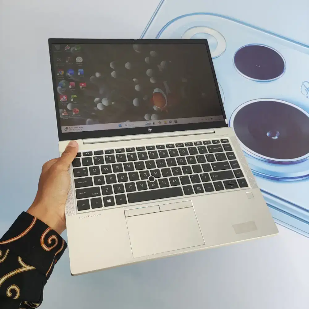 HP ELITEBOOK RYZEN 5 RAM 16GB SSD 256GB SIAP PAKAI