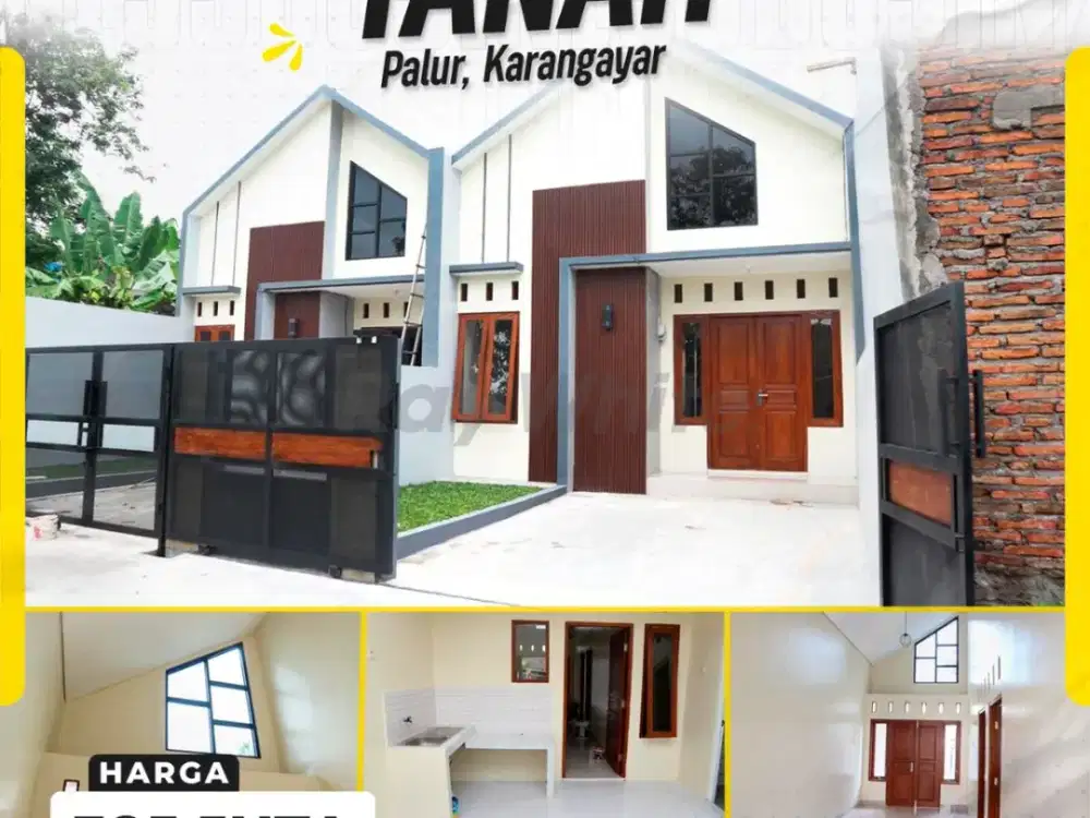 Dijual Rumah Baru 2kamar Siap huni di palur Jaten Karanganyar