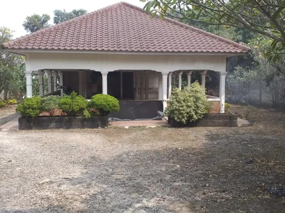 Dijual Tanah & Bangunan di Bojong Sari Depok, Lt.4.585m2, SHM