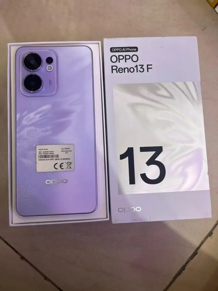 BISA CICIL EX DISPLAY OPPO RENO 13F 8/256 PURPLE