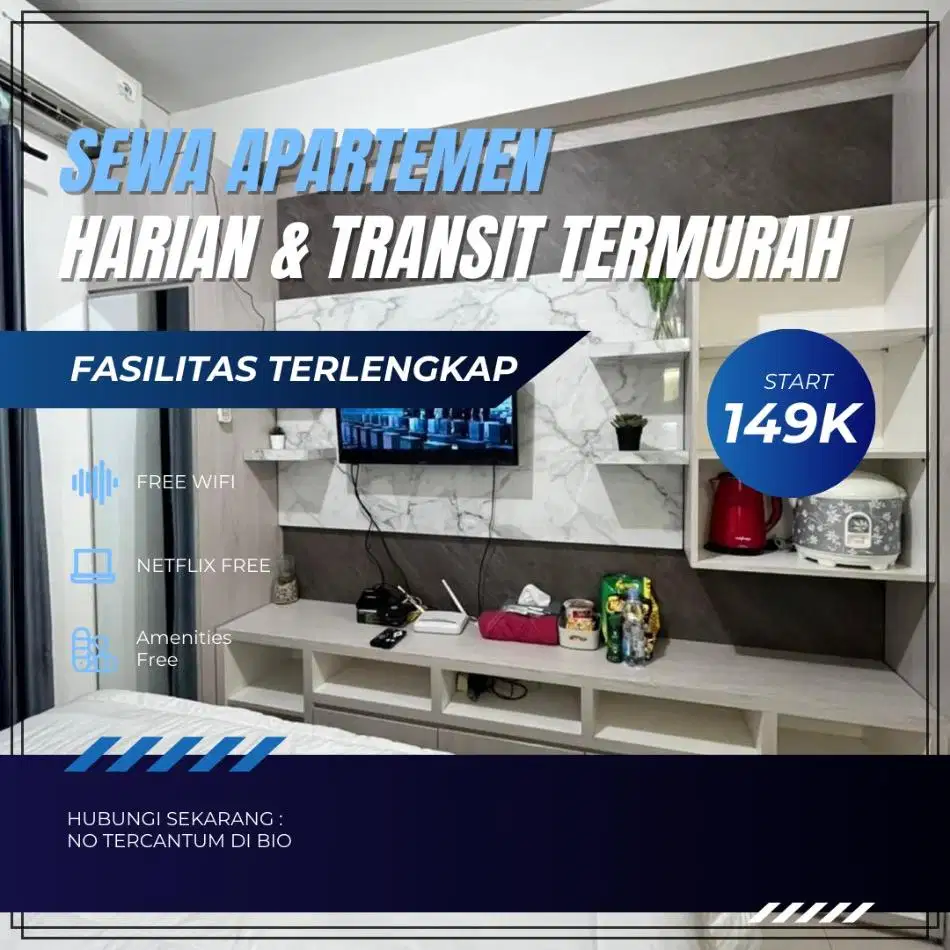 Sewa apartemen bekasi Utara SPRINGLAKE Harian/Transit Termurah