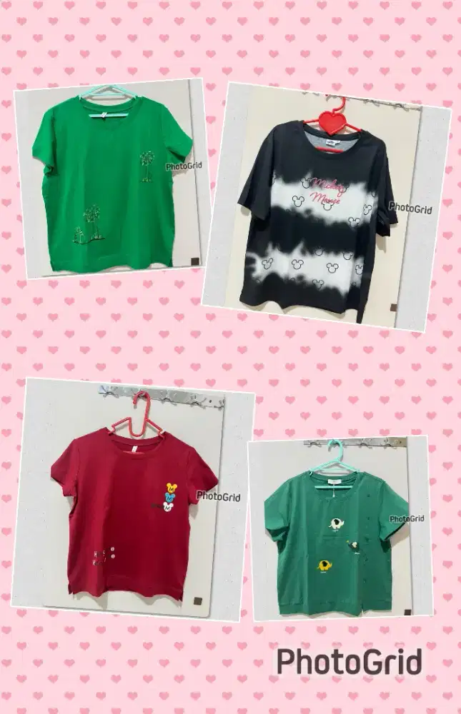 Atasan wanita berbahan kaos