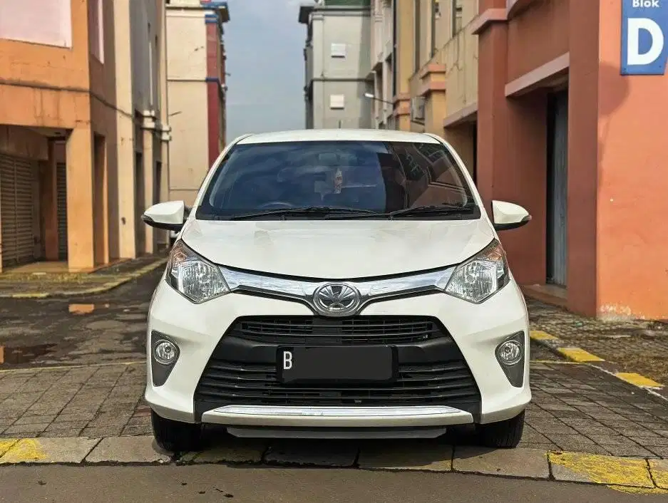 KM 30rb Toyota Calya 1.2 G AT 2019 Putih Service Record Siap TT