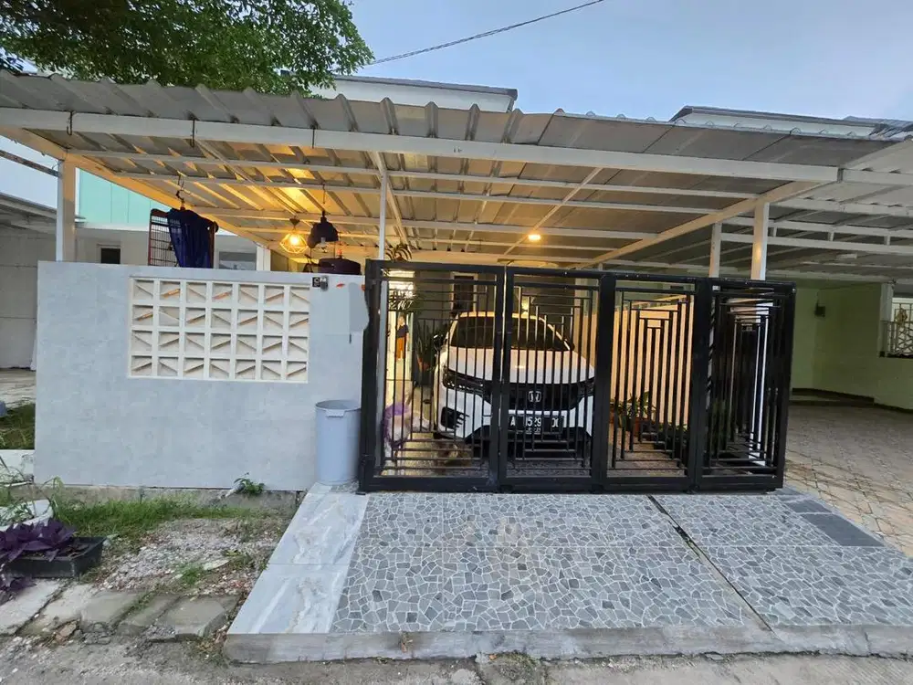 Jual rumah siap huni full furnise di dalam cluster