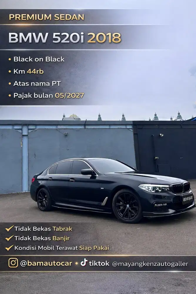 Bmw 520i 2018 MOBIL TIDAK BEKAS TABRAK/BANJIR