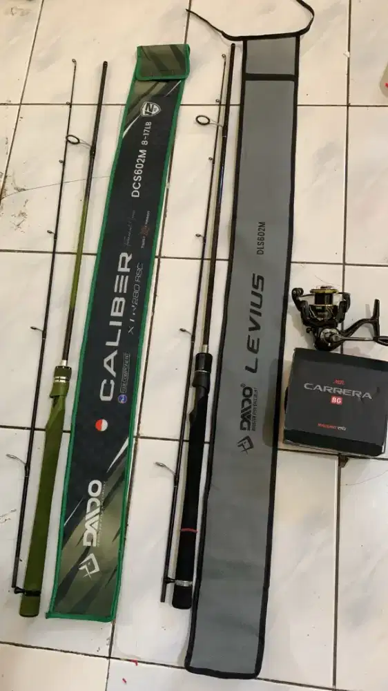 Joran Daido Caliber & Daido Levius ( 180cm/8-17lbs) + Reel Maguro 1000