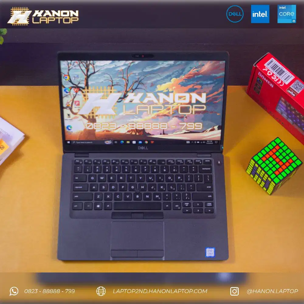 Laptop Second Mulus - Dell Latitude 5400 Core i7 Ram 8GB 256GB 14 FHD
