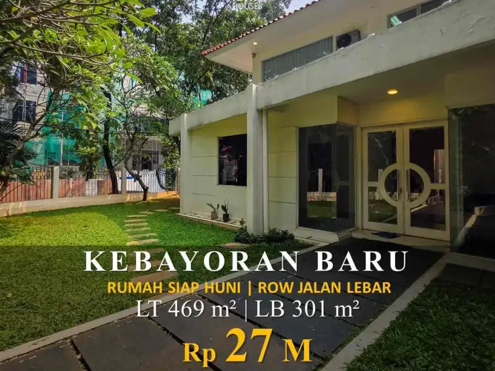 DIJUAL RUMAH SIAP HUNI ROW JALAN LEBAR DI KEBAYORAN BARU