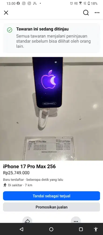 iPhone 17 Pro Max 256