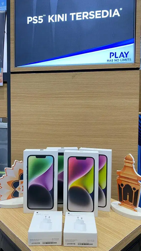 3342 READY KREDIT IPHONE 14 128GB FRE ADAPTOR ORI