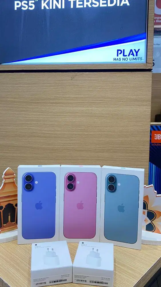 2142 READY KREDIT IPHONE 16 128GB FRE ADAPTOR ORI