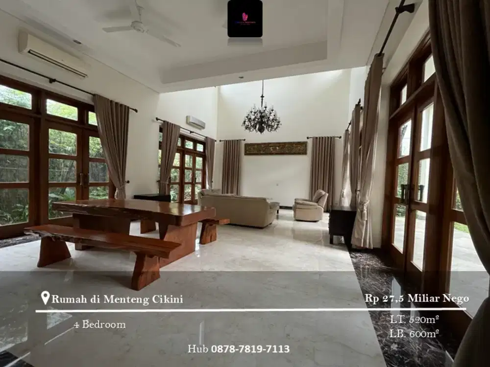 Dijual Rumah Cikini layak Huni Menteng Jakarta Pusat  2 Lantai