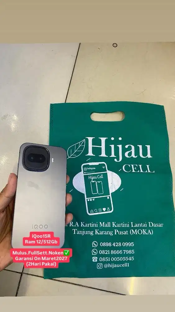 iQoo15r Ram 12/512Gb