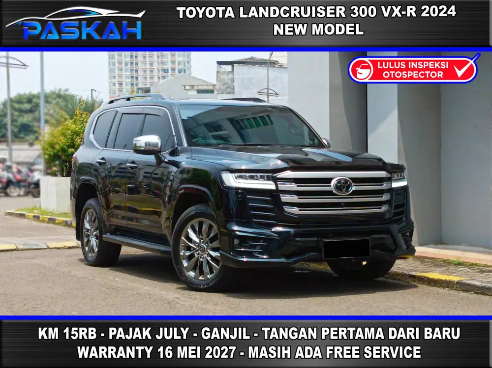 Bunga=4% TAX=JULI Km=15rb TOYOTA LAND CRUISER VXR 2024 LC300 VXR 2024