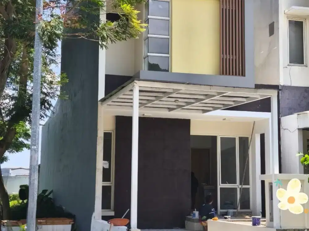 Jual Cepat Rumah Hoek  Cluster Samata Harapan Indah Bekasi