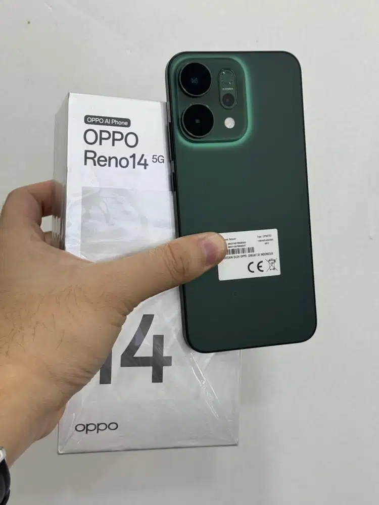Oppo Reno 14 5G Green 12/256Gb (Baru 2 Bulan)