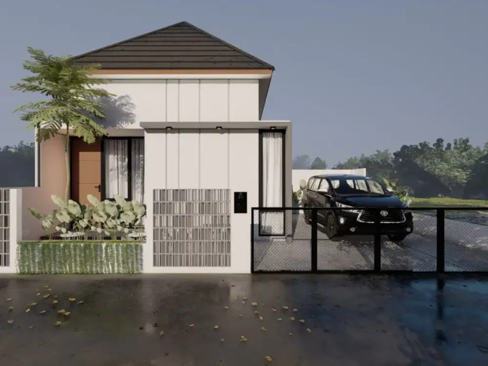 Rumah Modern 1Lt Harga 500Jt-an Di Jl Kaliurang Km 12, Legalitas Lengkap