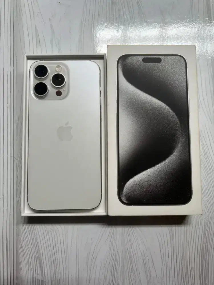 iPhone 15 Promax 256gb Ibox White Titanium