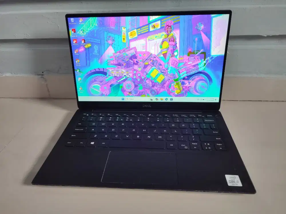 Dell XPS premium layar sentuh 4K core i7 ram 16gb/512 full fitur sehat