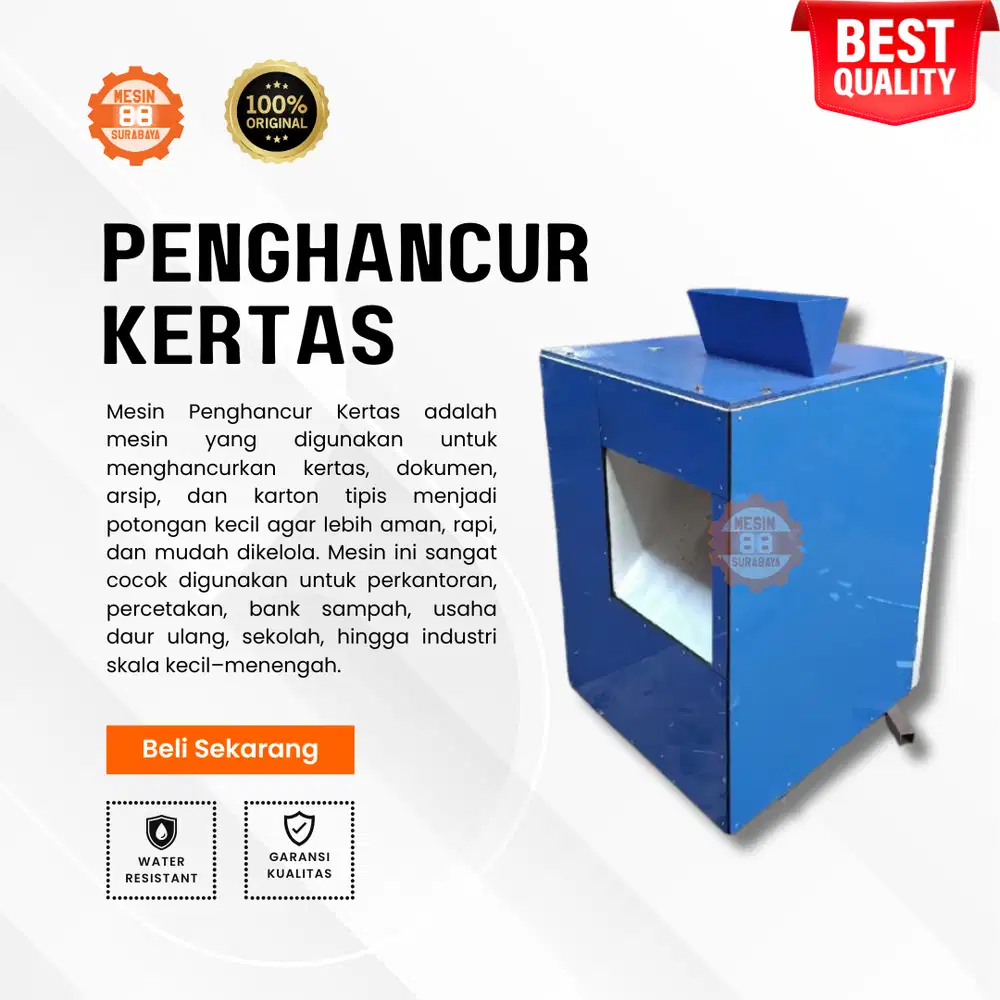 MESIN PENGHANCUR KERTAS