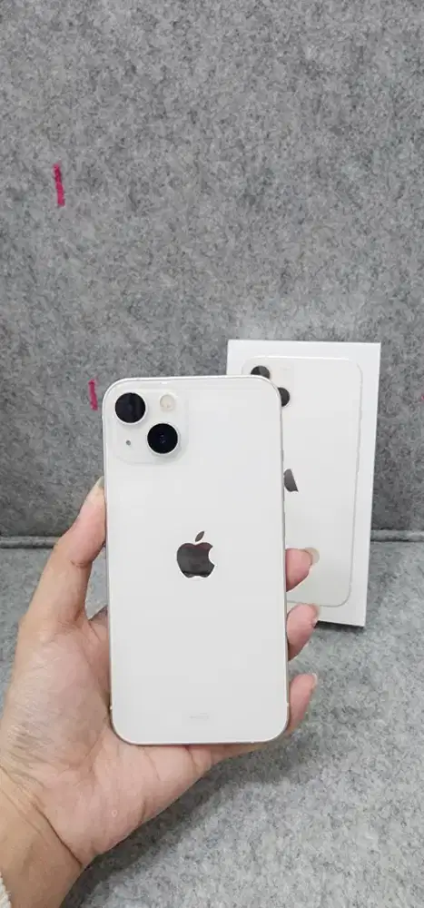 iphone 13 256 starlight garansi ibox