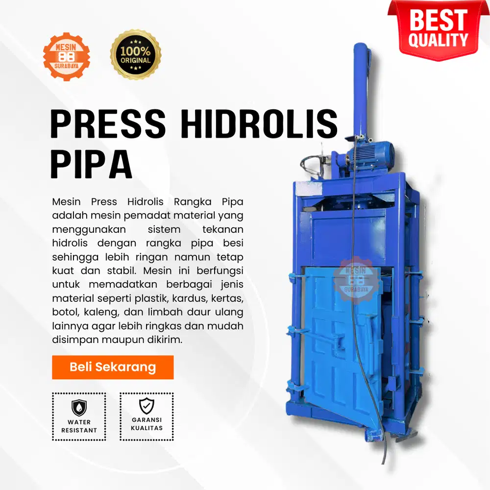 MESIN PRESS HIDROLIS PIPA