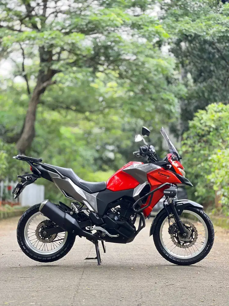 KAWASAKI VERSYS 250 ABS 2017 ORANGE KM 16K SIAP NGEBUT