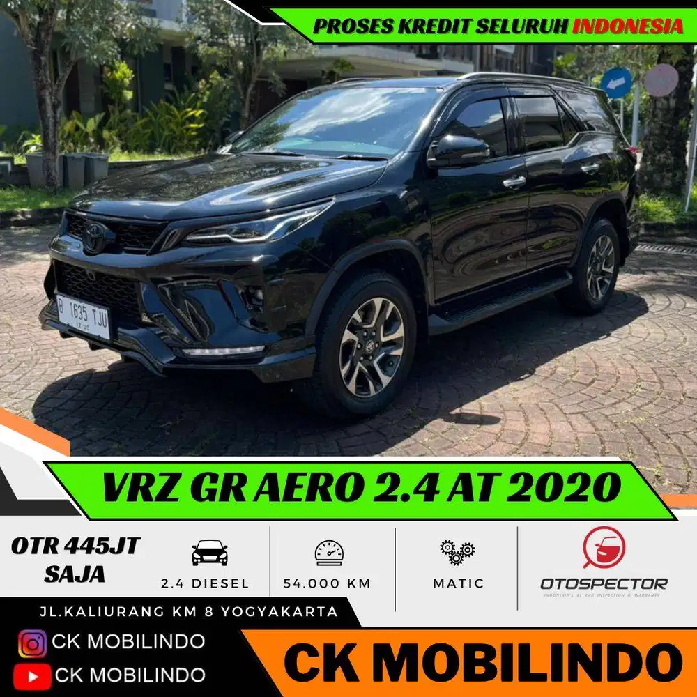 Toyota Fortuner VRZ GR Aero Matic 2020 ISTIMEWA DP Minim Terra