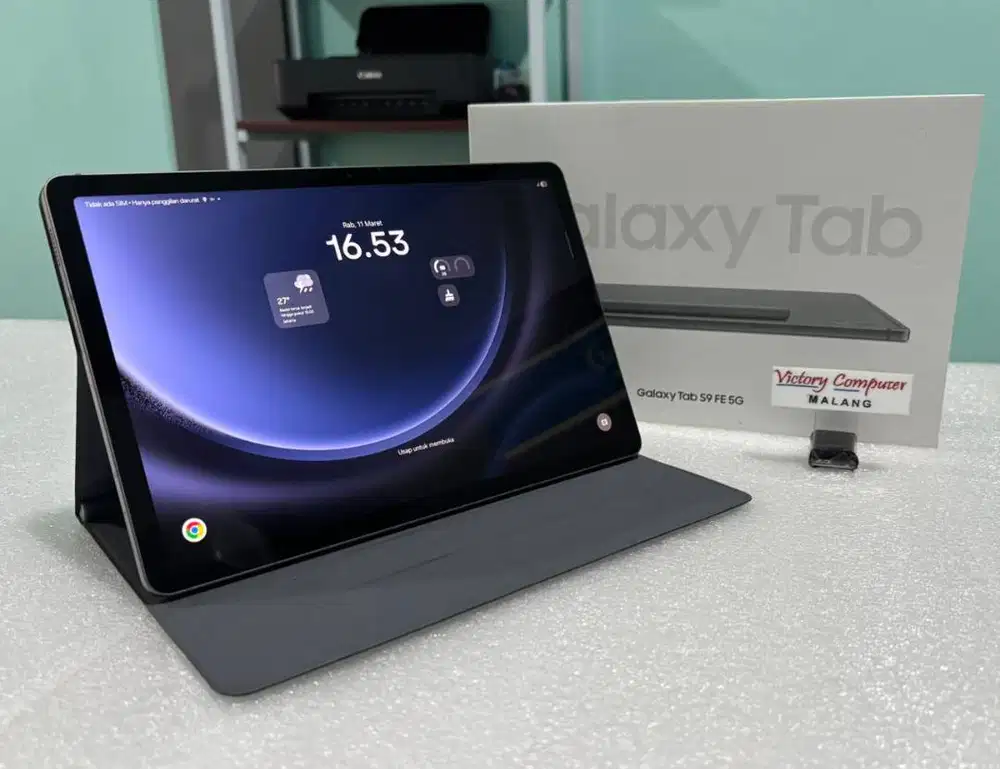 SAMSUNG GALAXY TAB S9 FE 5G Like New no minus masih garansi