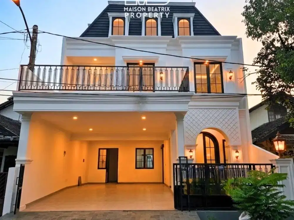 RUMAH BARU AMERICAN CLASSIC WITH POOL DI BINTARO 3 - TANGSEL