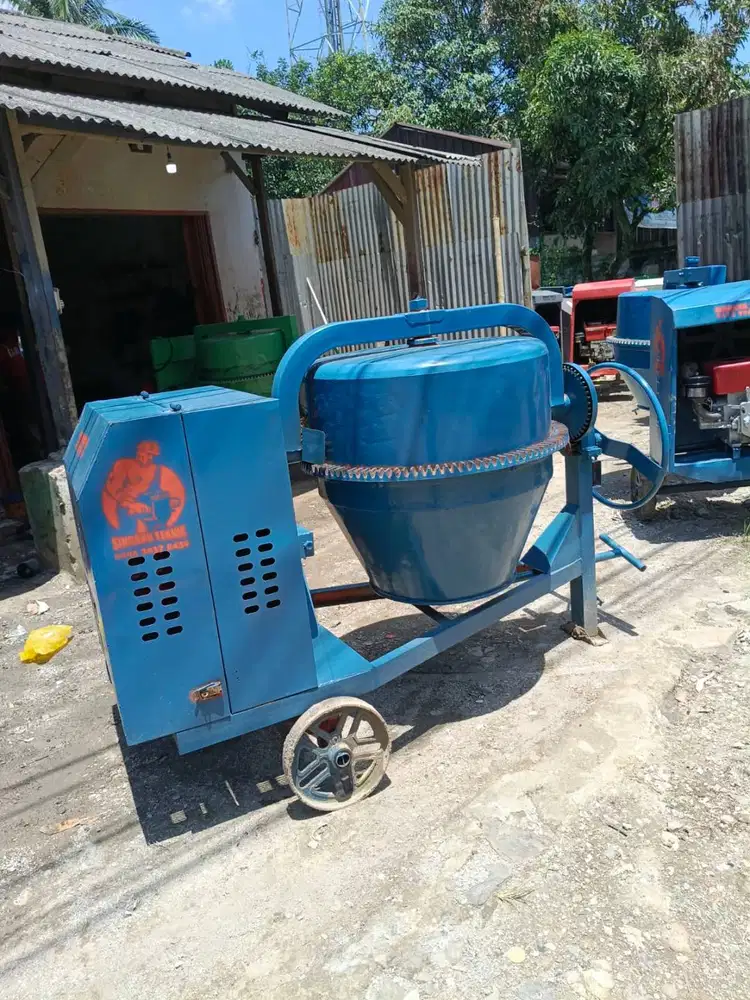 Jual Mesin Mixer Cor Beton Stahleisen Gentong 500liter Siap Kerja