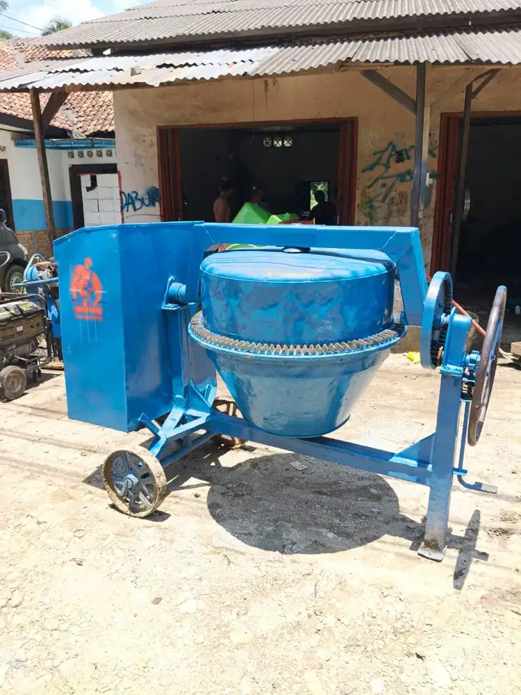 Jual Mesin Molen Beton Merk Trindo 350liter Kondisi Mulus