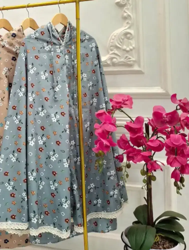 Mukena satin katun ekonomis