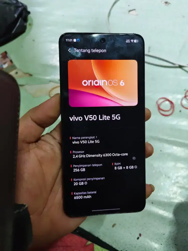 Vivo v50 Lite 5g. Ram 8/256. Hp only